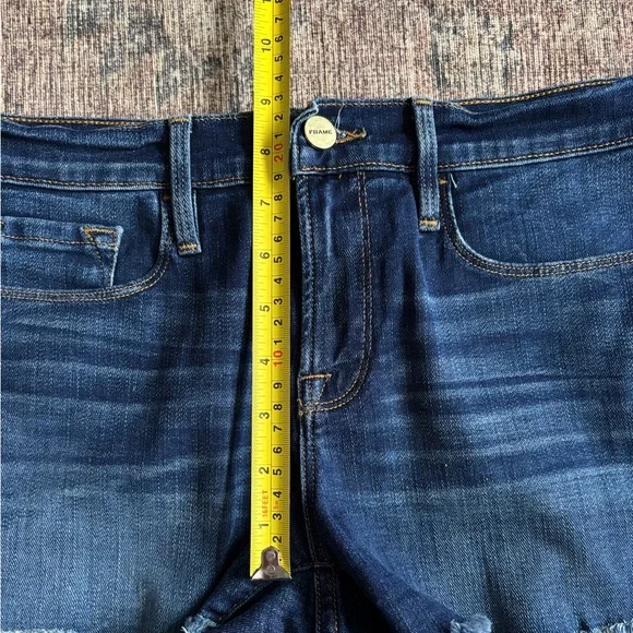 Frame Le Cutoff Denim Shorts Women’s Size 26 - Picture 7 of 9